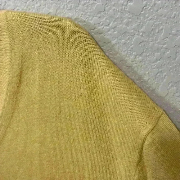 Men’s Navtech by Náutica V-Neck Sweater B2 Size XL Yellow - Picture 4 of 10